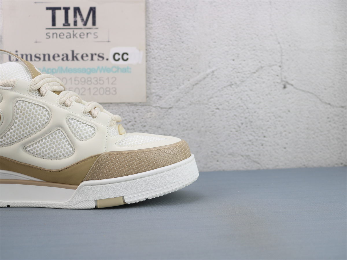 LV Skate Sneaker Beige White